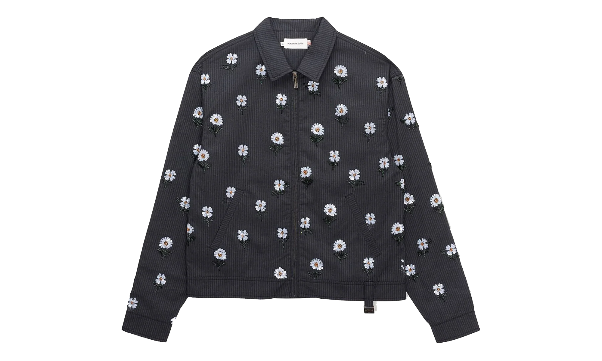 Flowers Beaded Jacket "Black" HTG260168 BLK