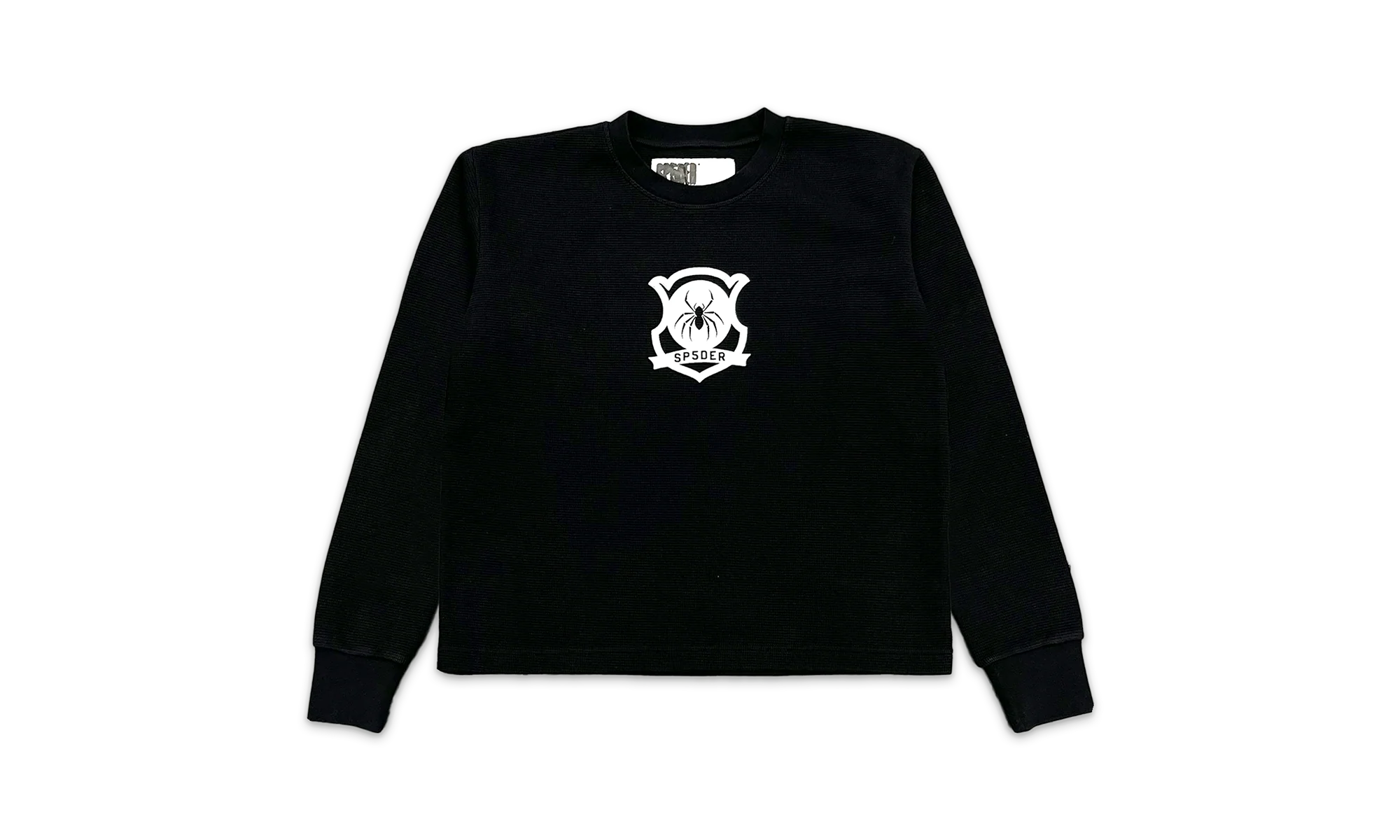 Waffle Knit Top "Black" SP5der261