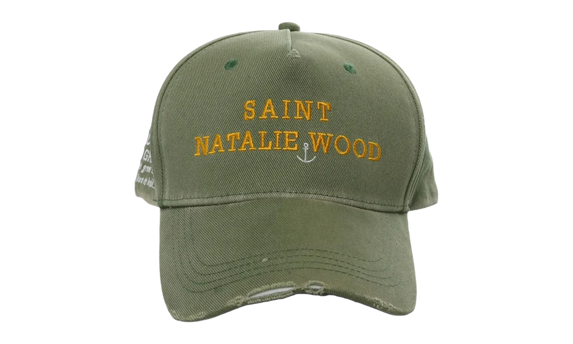 Saint Natalie Wood Paint Hat "Green" 4U001Q3016GRN