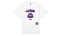 Aape Foil Moonface T-Shirt "White / Purple" CA5CEA57