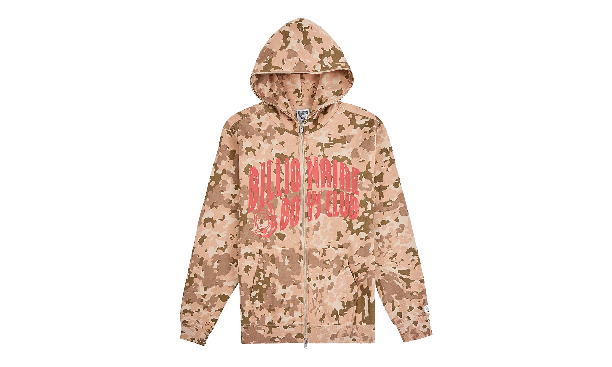 Camo Zip-Up Hoodie "Doeskin" 861 2300 DOE