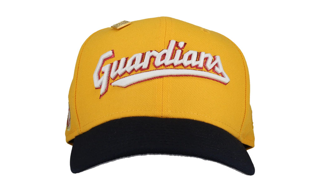 59FIFTY Cleveland Guardians G Wings Fitted Hat "Yellow / Black" NE100