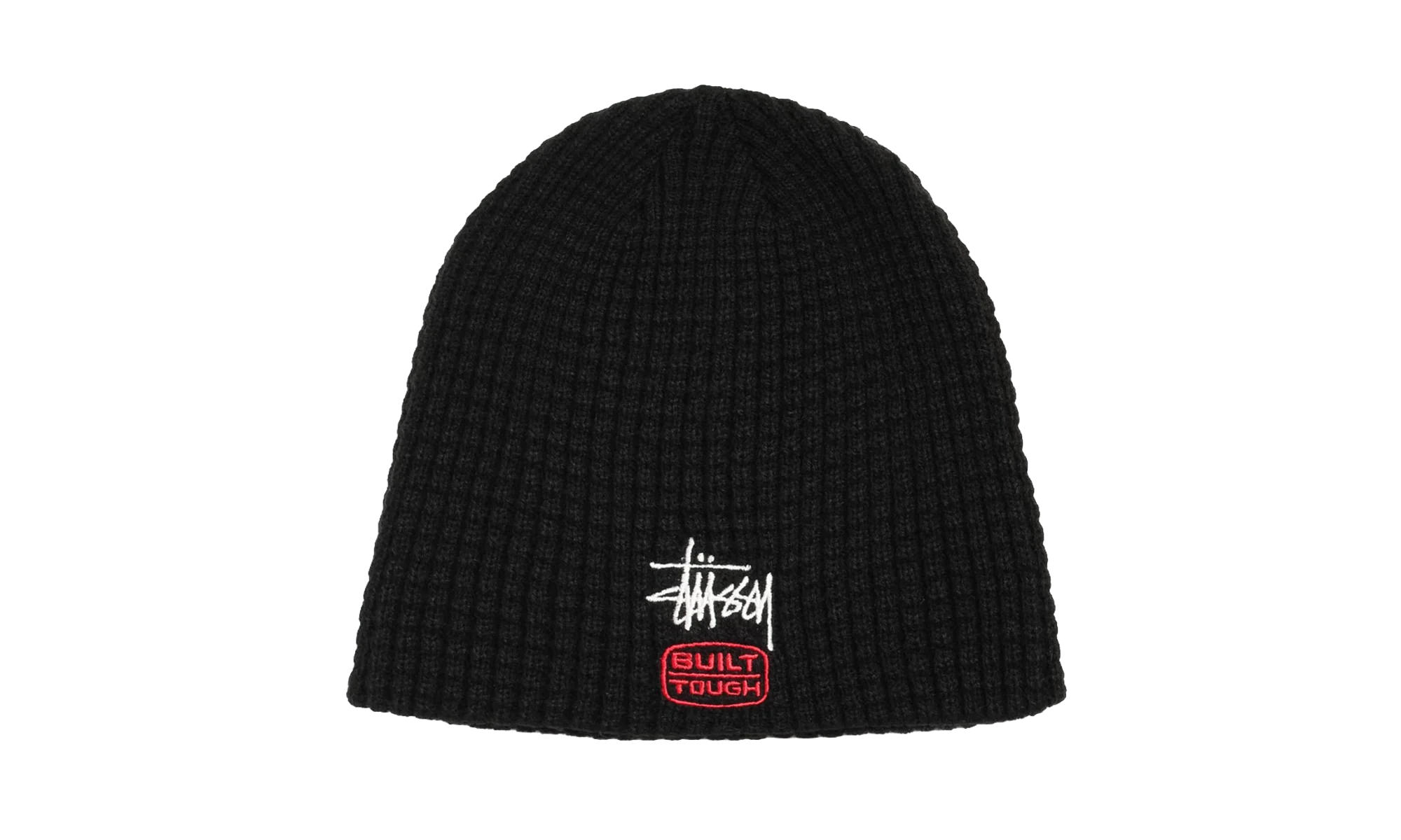 WAFFLE BUILT TOUGH SKULLCAP "Black" STUS341
