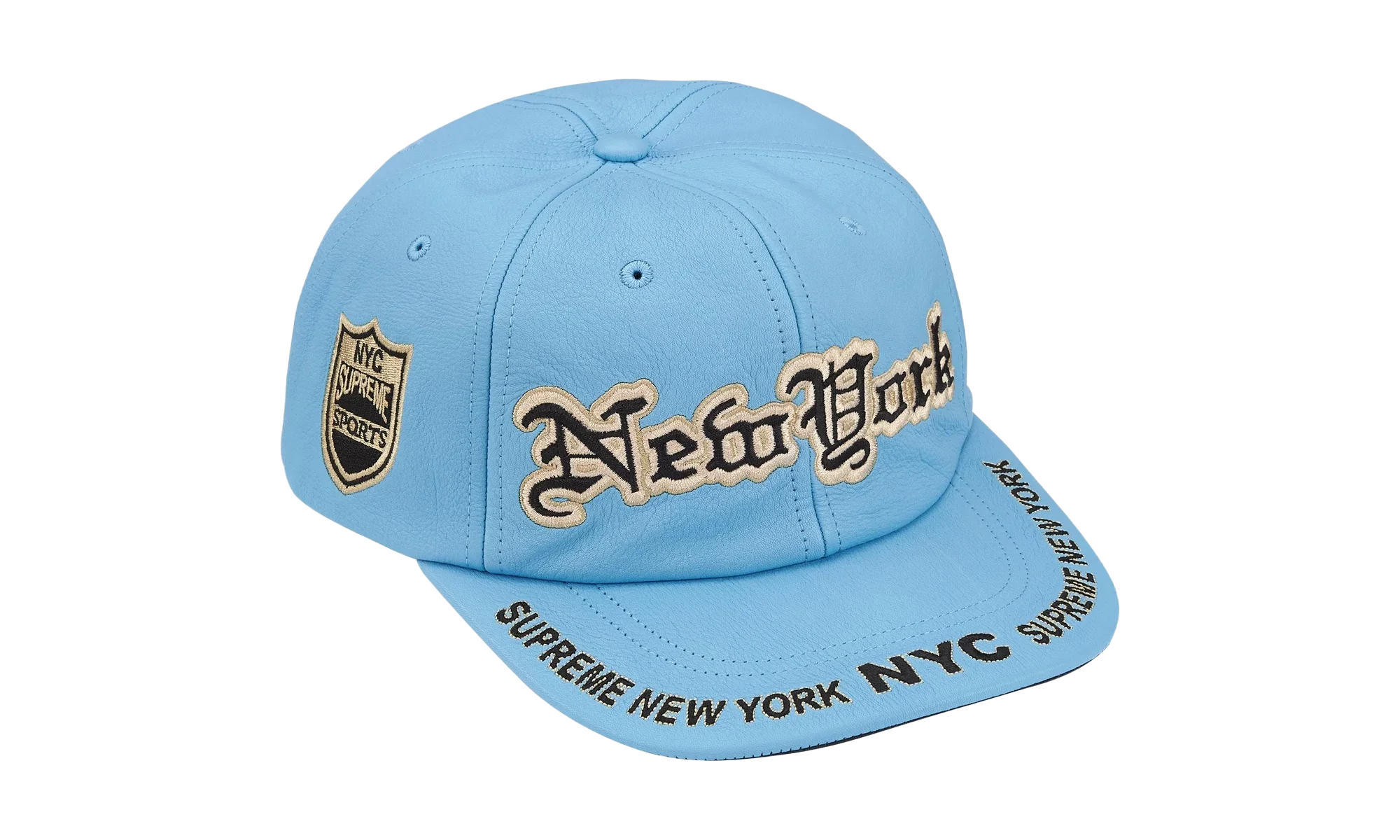 New York Leather 6-Panel "FW25 - Light Blue" SU26921