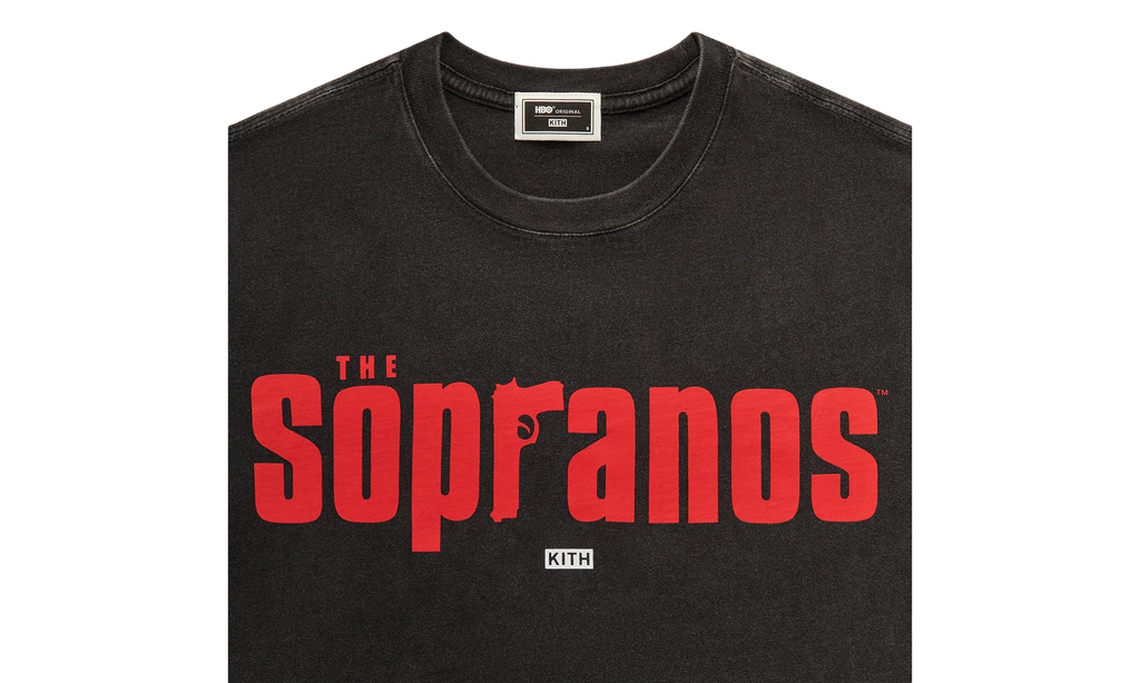 The Sopranos Main Logo Vintage Tee "Black" khm034649 001