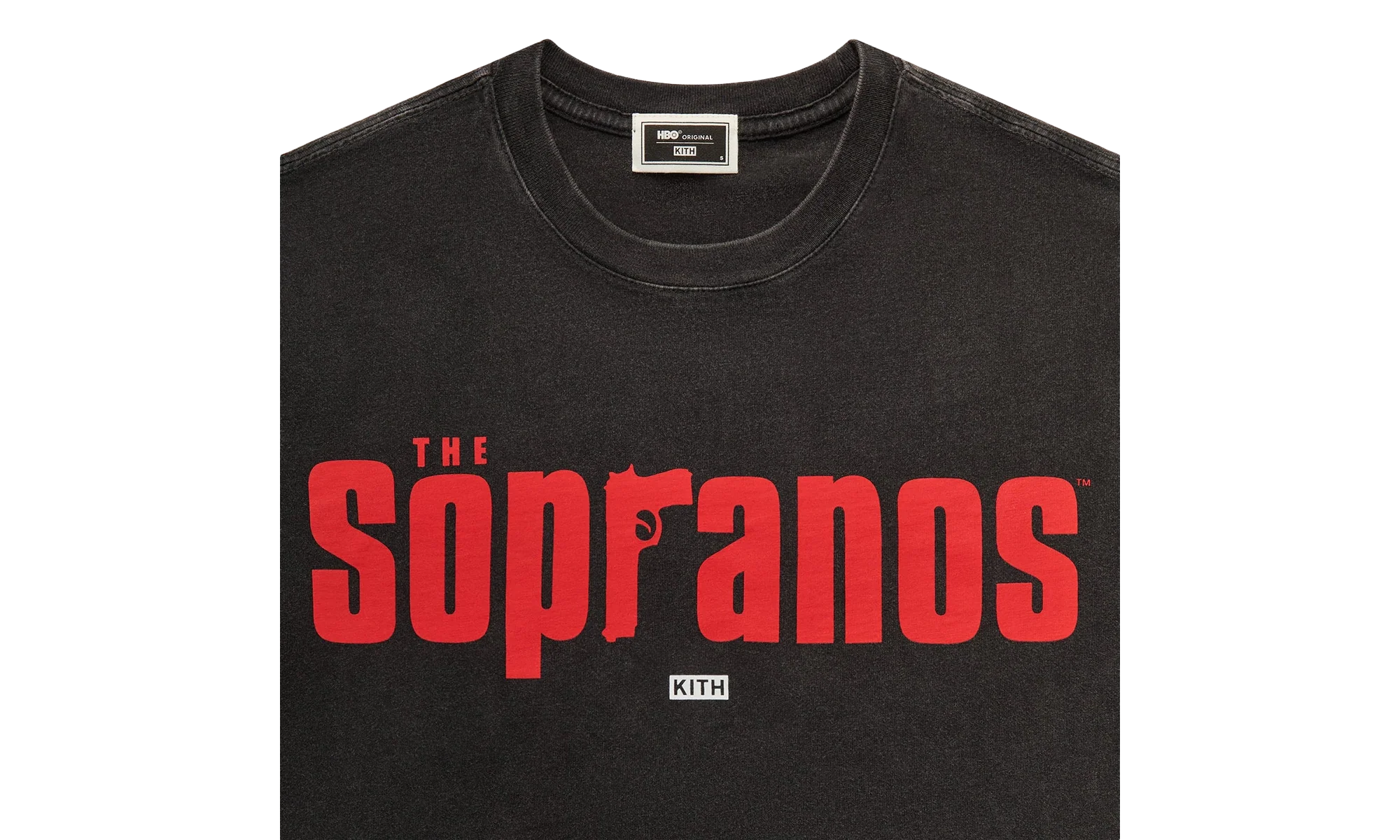 The Sopranos Main Logo Vintage Tee "Black" khm034649 001