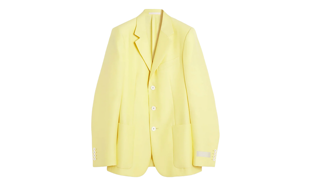 SILK WOOL SINGLE-BREASTED JACKET "YELLOW" RM JA0008 4496 E23 810