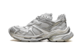 Runner Sneaker "Worn-Out - White Silver" 779066 W3RXP 9110