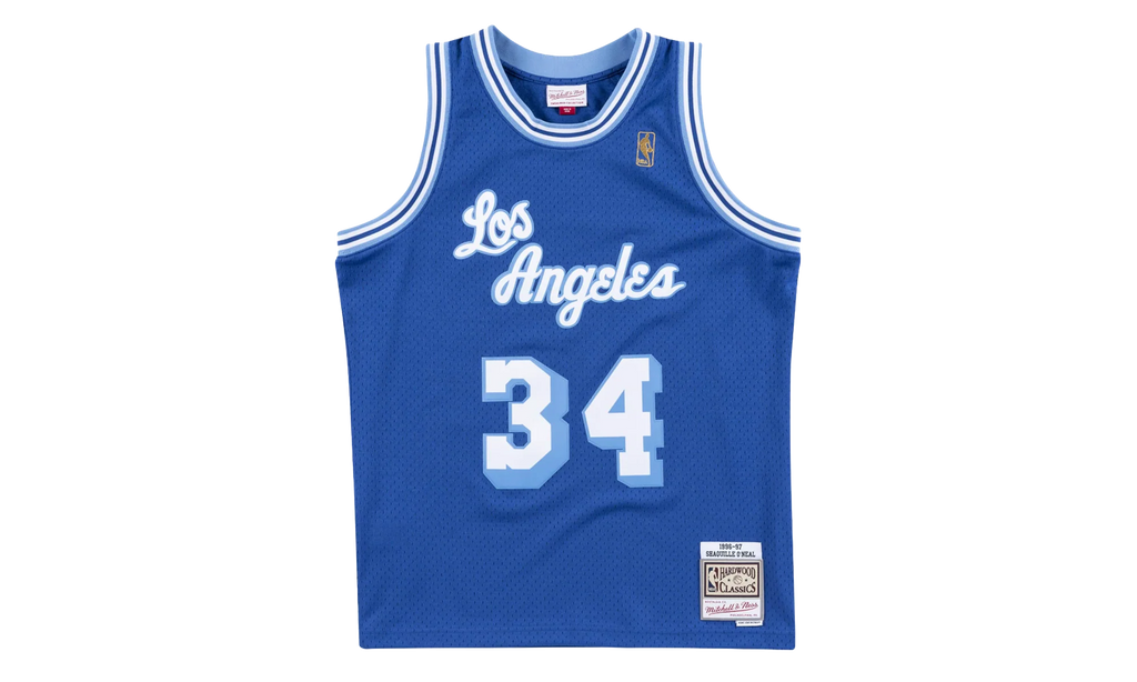 Los Angeles Lakers Shaquille Oneal Swingman Jersey "1996 - 97 Alt" WPNR1V4W