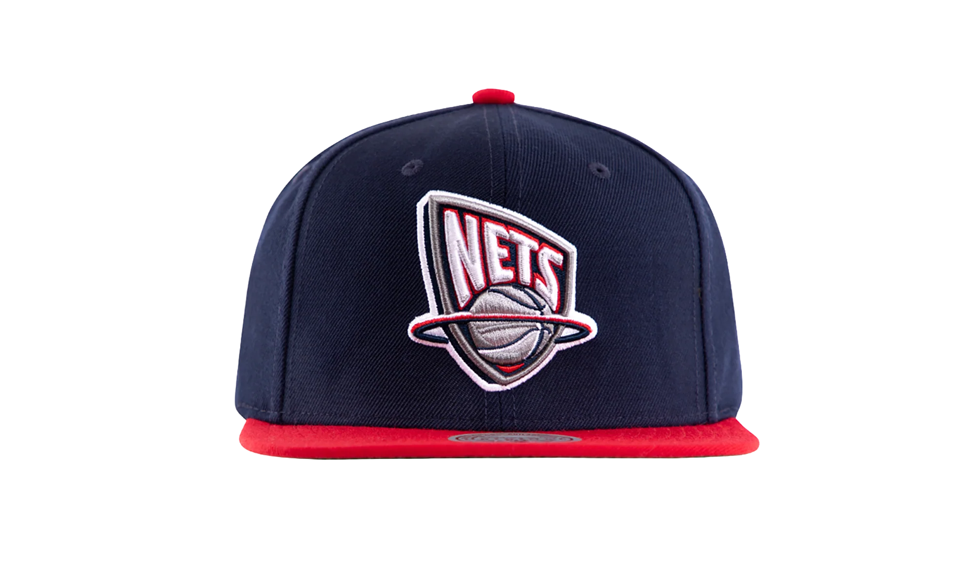 NBA Hardwood Classics Team 2 Tone 2.0 Snapback Cap "Brooklyn Nets - Navy / Red" HHSS3267 NJNYYPPPNYRD