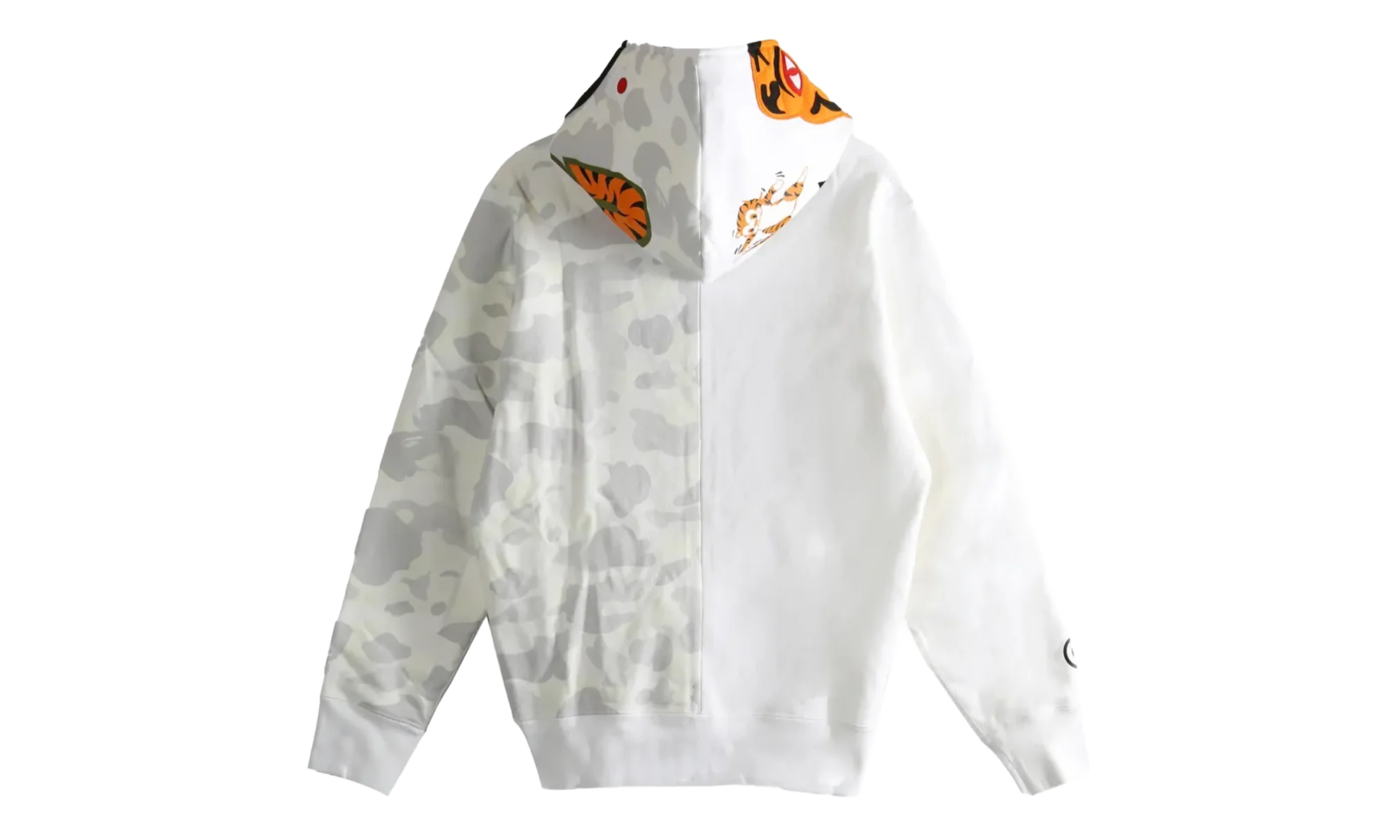 City Camo Tiger Shark Full Zip Hoodie "White" 1L80115009 WHT