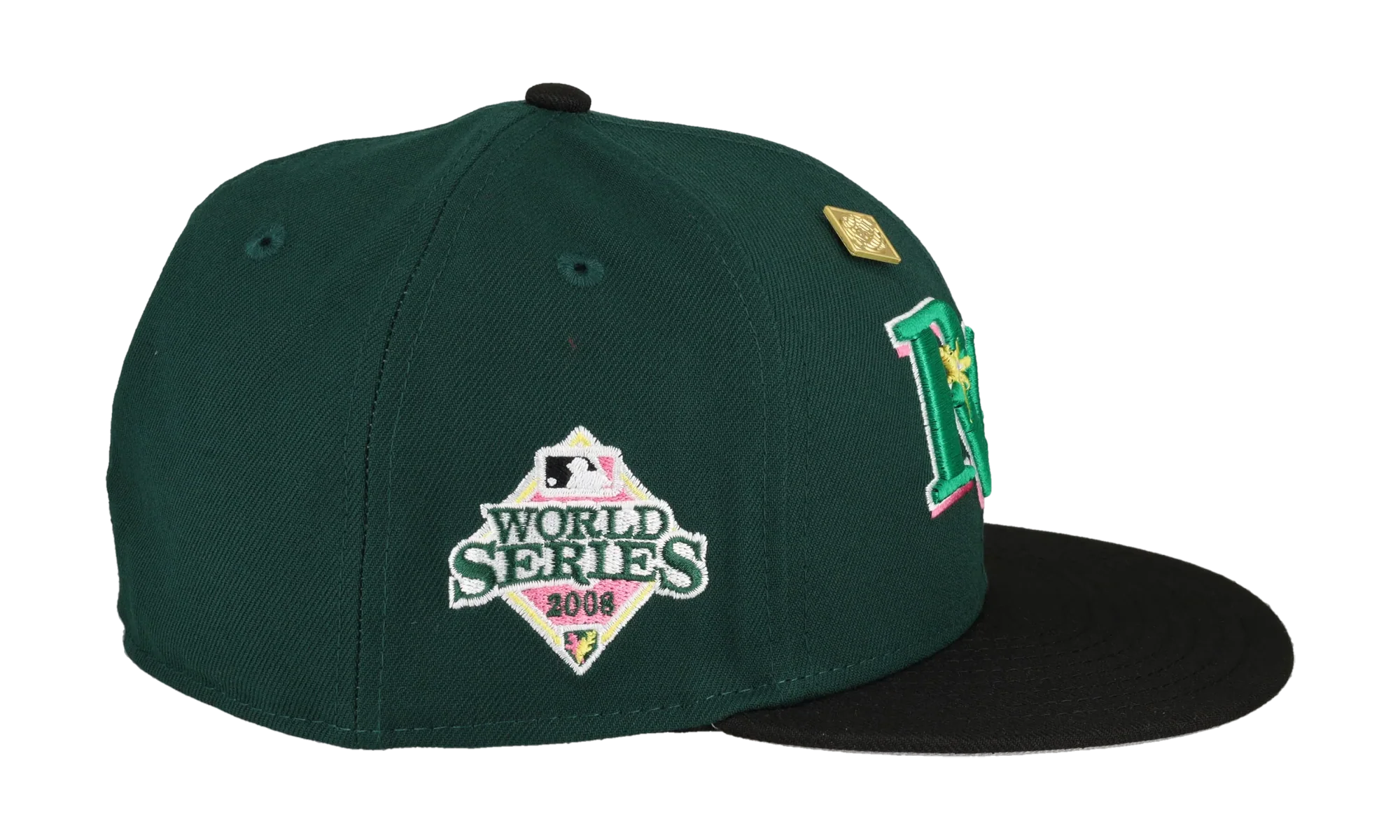 59FIFTY Tampa Bay Rays Refresher Collection 2008 World Series Fitted Hat "Dark Green" 123451291850