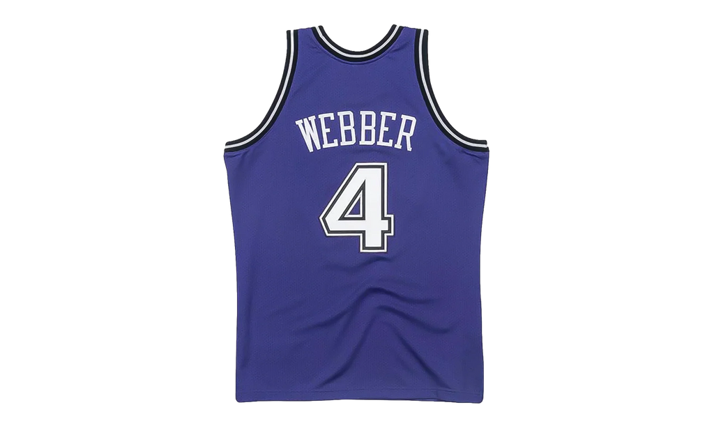 NBA Chris Webber Authentic Jersey "Sacramento Kings - Purple" BA64UZ SKI L CAW