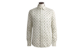 Peacock Long-Sleeve Shirt "Ivory / Green" Y0M06223JA IVG