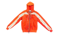 Apocrypha Pious Zip-Up Hoodie "Orange" APOC ZH44