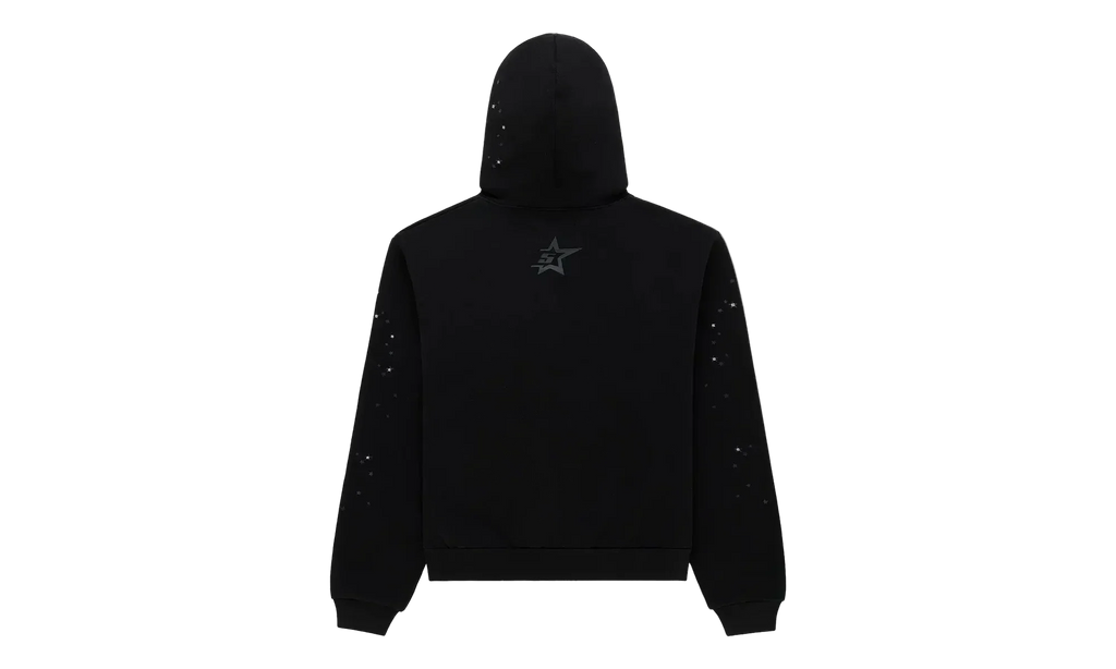 Rhinestone Punk V2 Hoodie "Black" SP5der337
