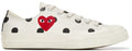 Chuck Taylor All Star 70s Ox Comme des Garcons PLAY Polka Dot White