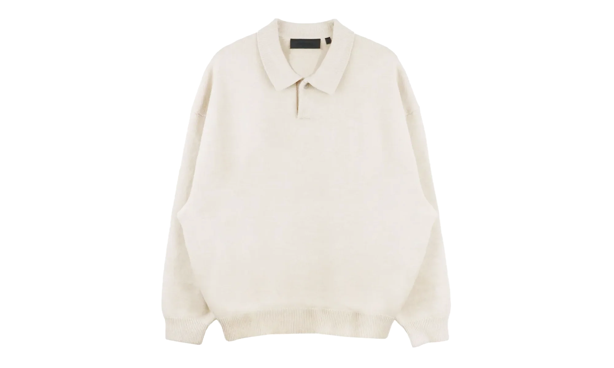 Knit Long Sleeves Polo "Cloud Dancer" 192BT232181F