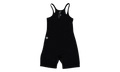 Ribbed Embroidered Romper "Black" CHRM1015