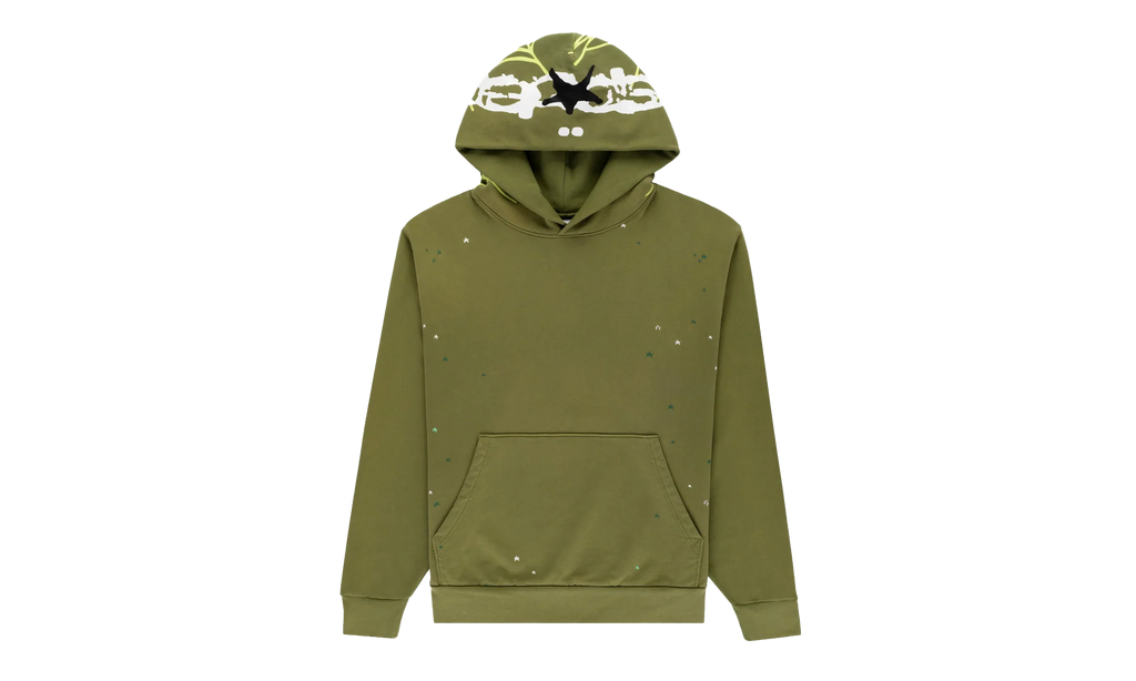 HEAVY WEB HOODIE "Olive" SP5der87
