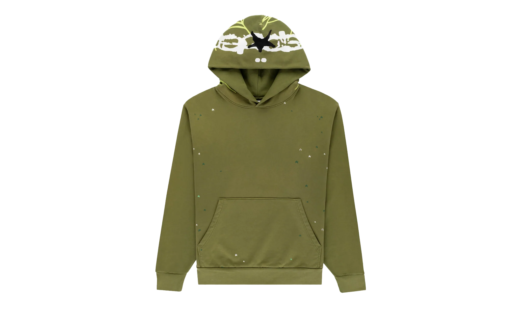 HEAVY WEB HOODIE "Olive" SP5der87