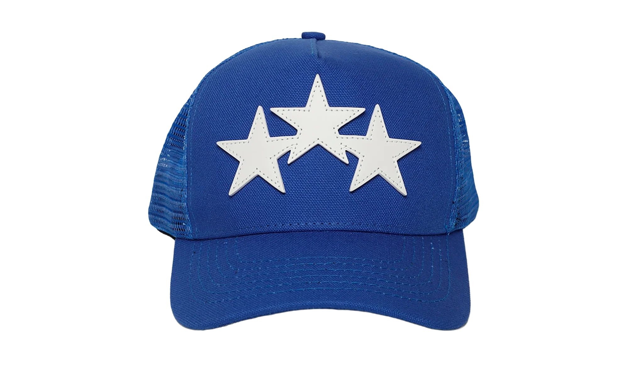 Three Star Trucker Snapback Cap "Blue / White" MAH002 466
