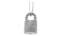 Silichrome Lock Necklace "White" CHRM1047