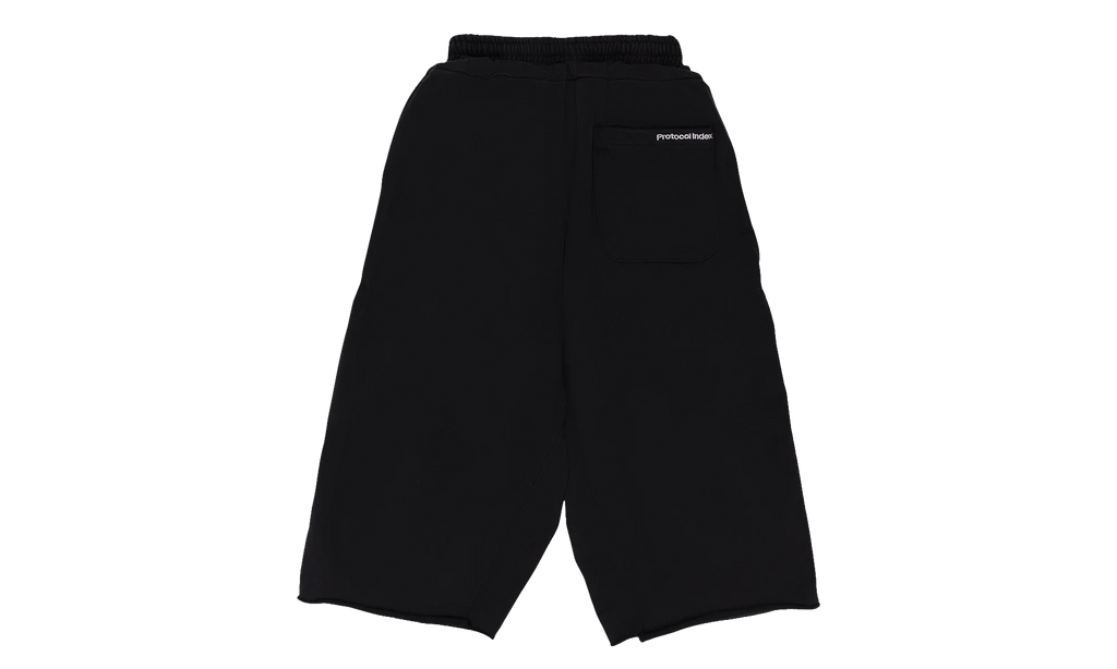 Folded Waist Jorts "Black" PI00001