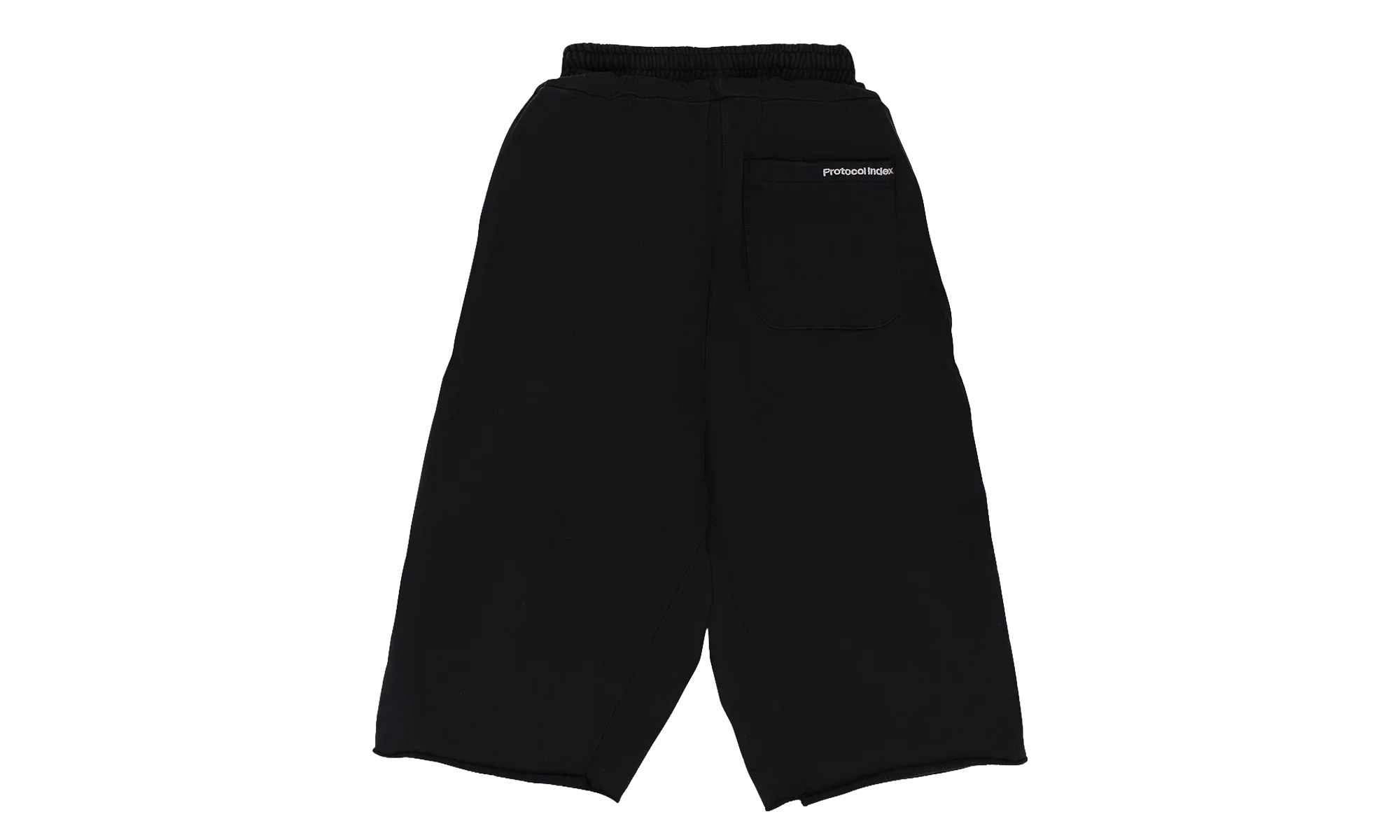 Folded Waist Jorts "Black" PI00001