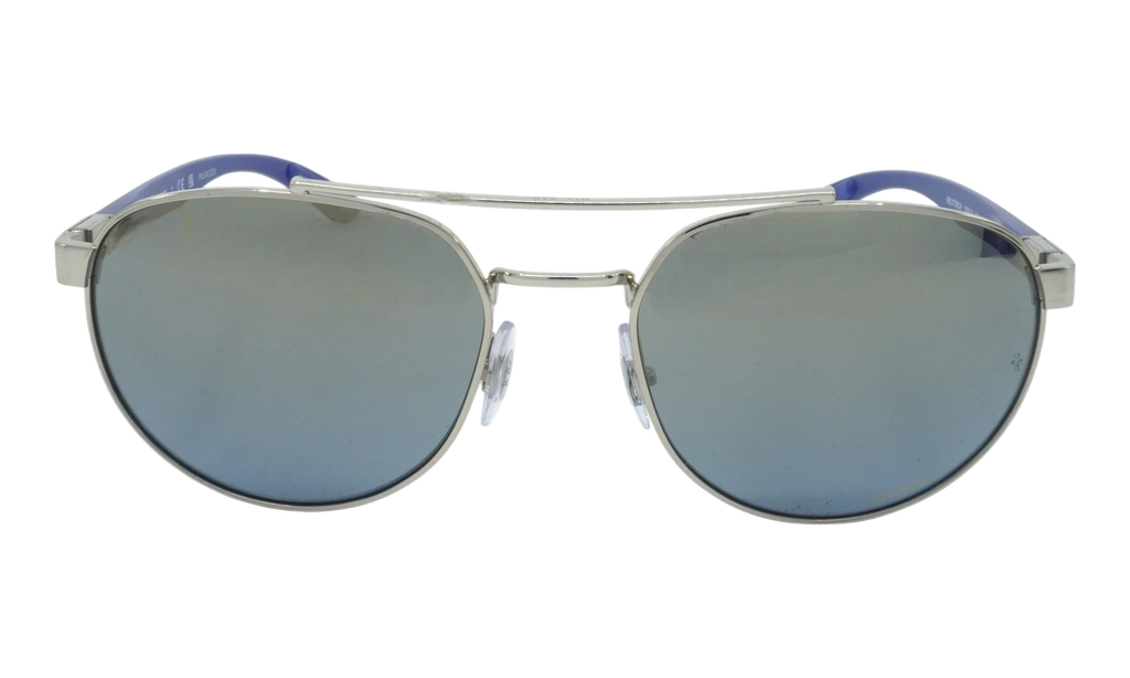 Irregular Polarized Sunglasses "Silver" RB3736CH-003-J0_56