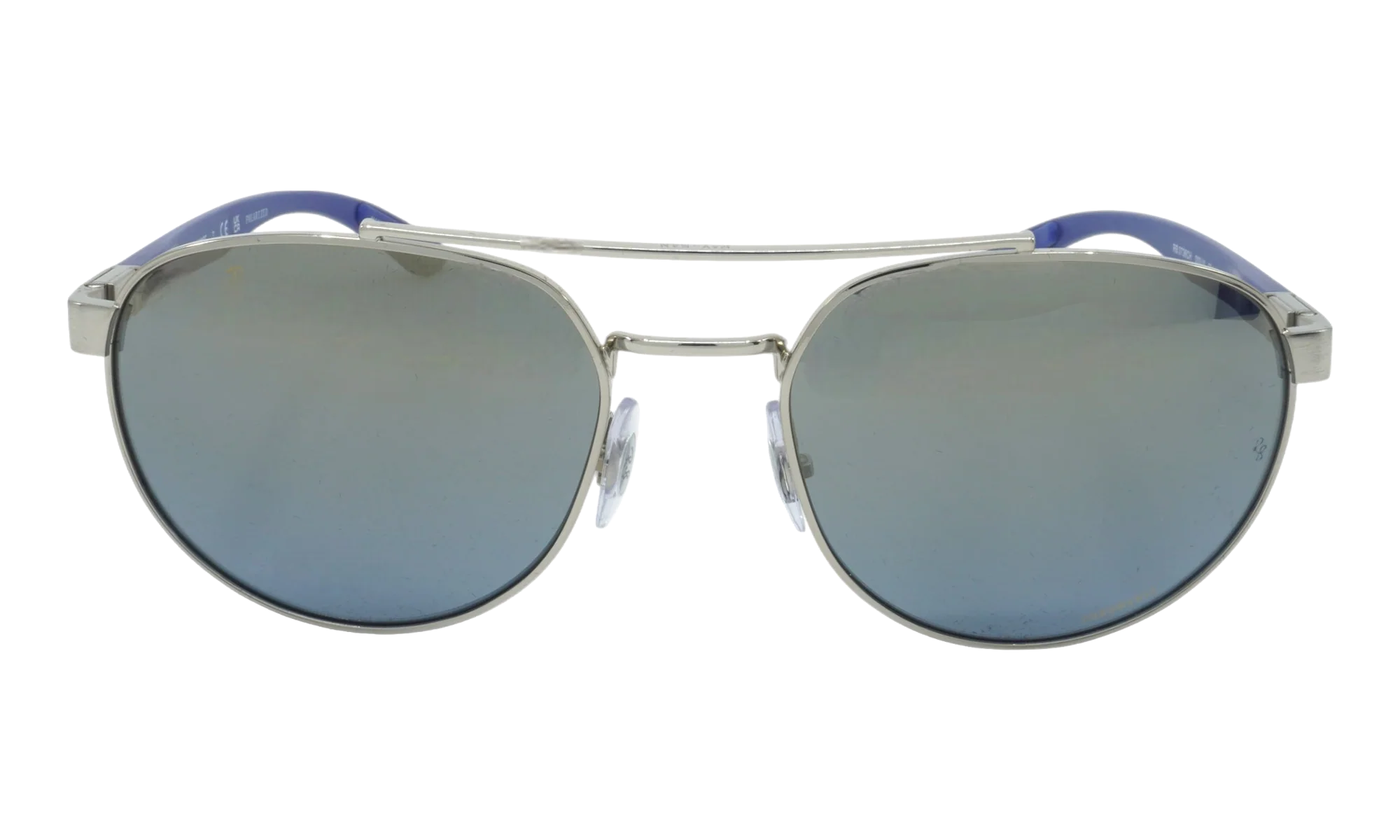 Irregular Polarized Sunglasses "Silver" RB3736CH-003-J0_56