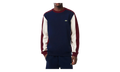 Brushed Fleece Colourblock Sweatshirt "Navy / Zinfandel" SH1299 PIG