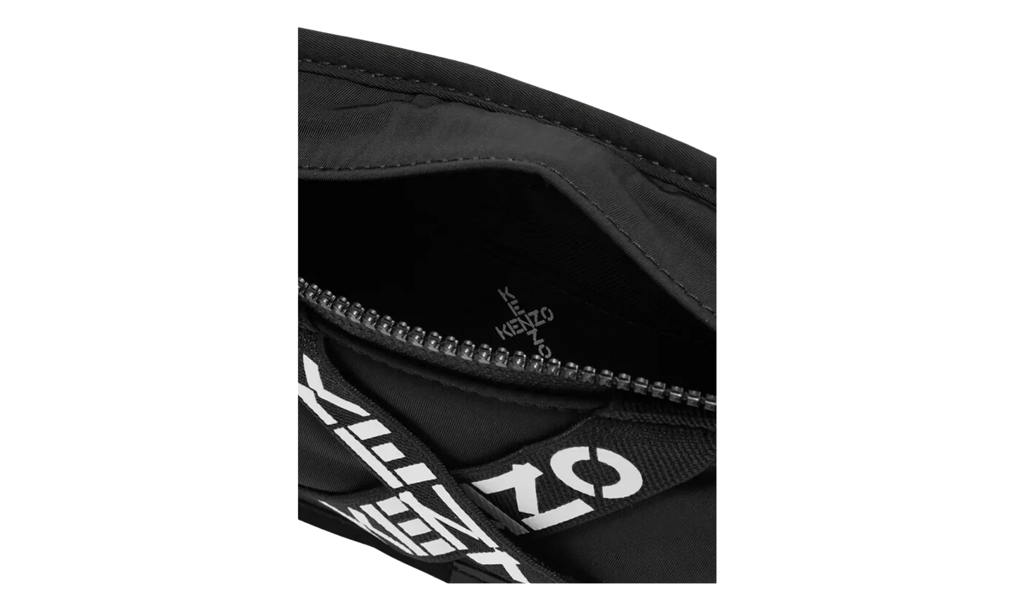 Logo Print Flat Belt Bag "Black" 5SA225 F21 99