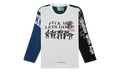 Disco Reversible Long-Sleeve Tee "White" BWA64