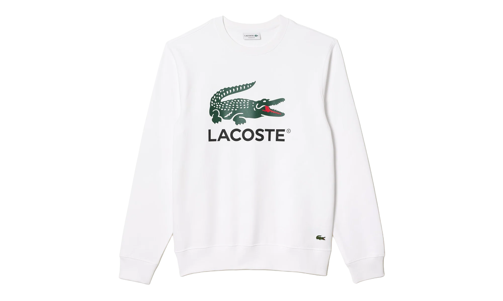 Classic Fit Fleece Sweatshirt "White" SH1281 001