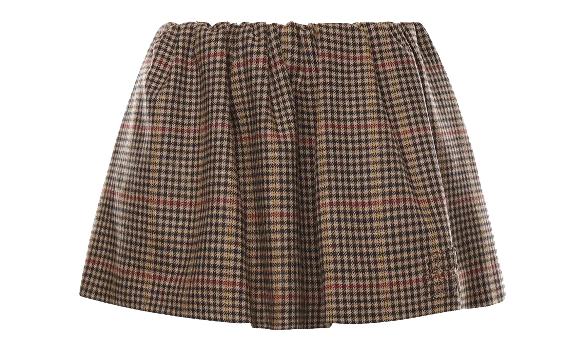 Houndstooth Mini Skirt WMNS "Brown" MG2594 S OOO 181J F0040
