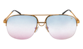Collins Half Rim 24KT "Yellow Gold / Blue Pink Gradient Multiflash" MPCL2 0005 54T8