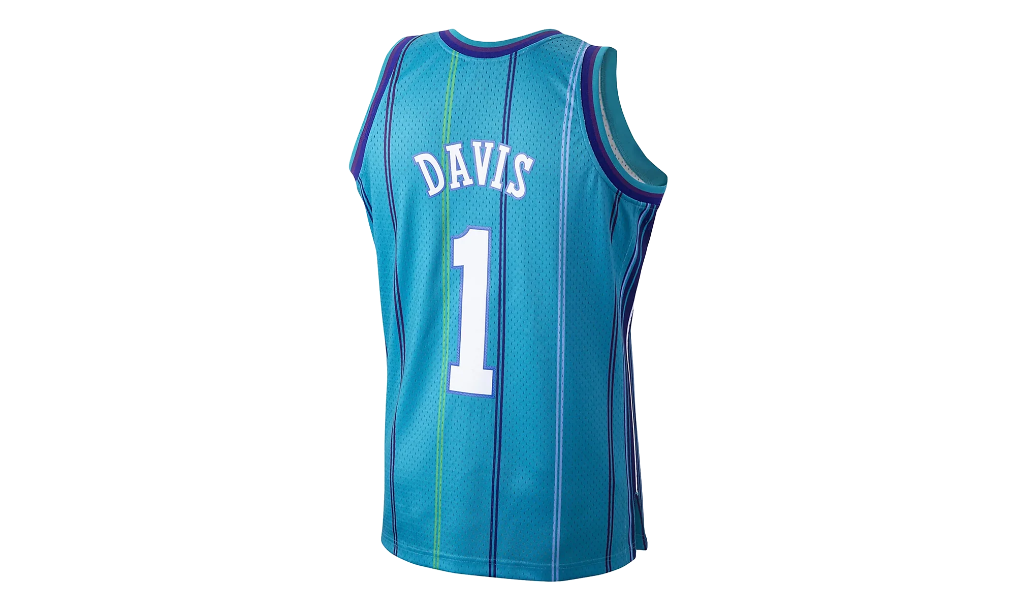 NBA Baron Davis Swingman Road Jersey "1999 Charlotte Hornets - Teal" SMJYGS18409 CHOTEAL99BDV