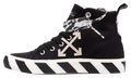Vulcanised Mid Top "Black White" OMIA119F21FAB001 1001