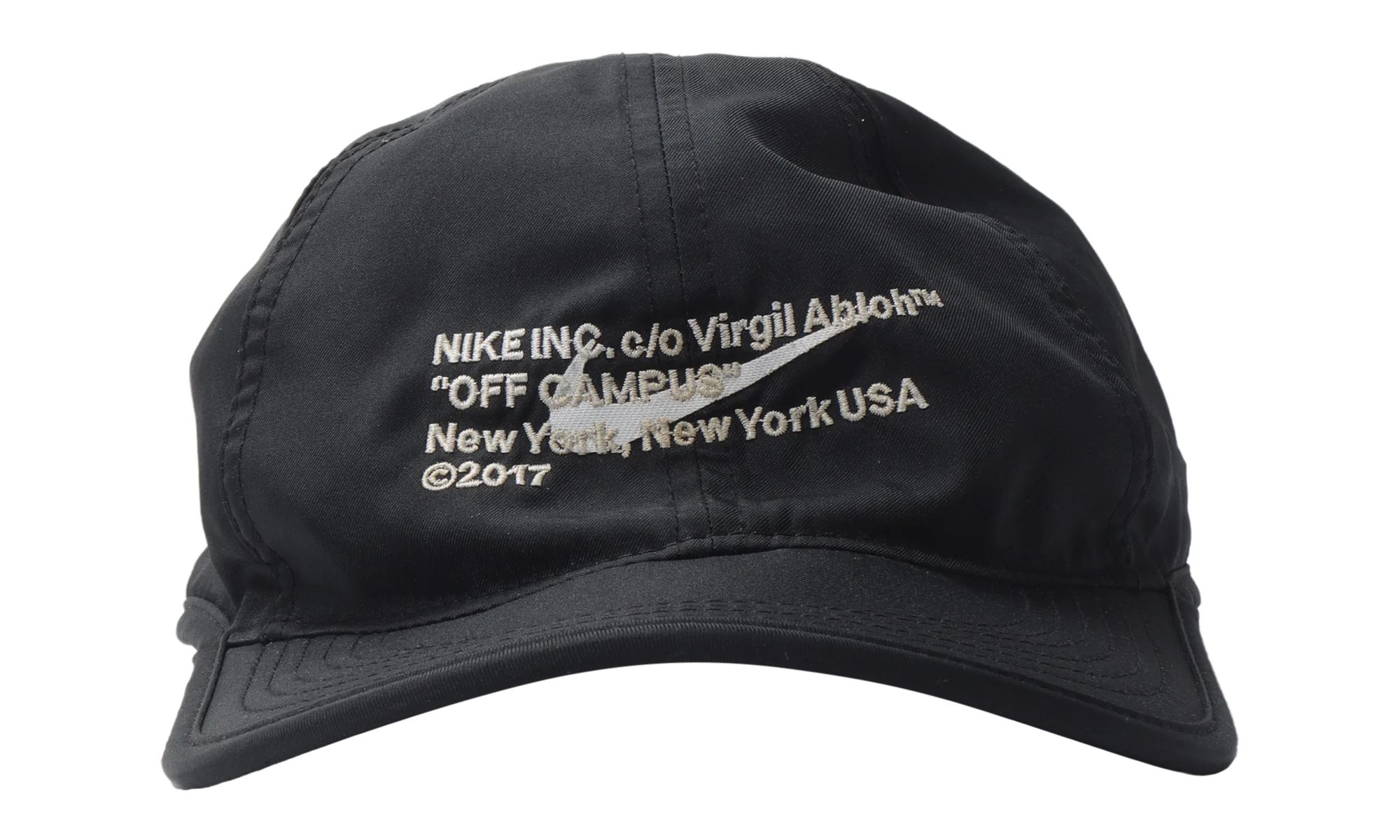 Offwhite VIRGIL ABLOH "Off Campus 2017" Cap "BLACK" NIKEOW005