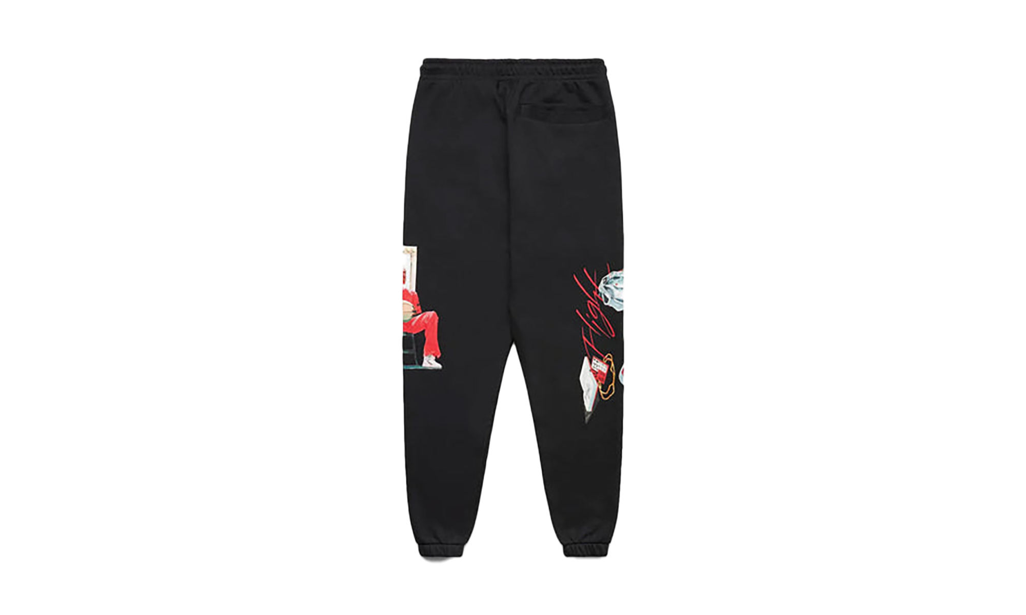 Artist Series By Jacob Rochester Fleece Pants "Black/Sail/University Red" DV1601 010