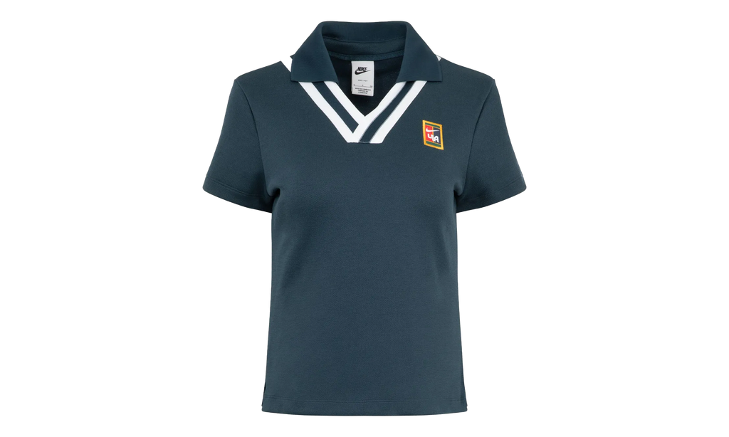 YOON Short-Sleeve Polo Top WMNS"Armoury Navy/ White" FZ0276 478