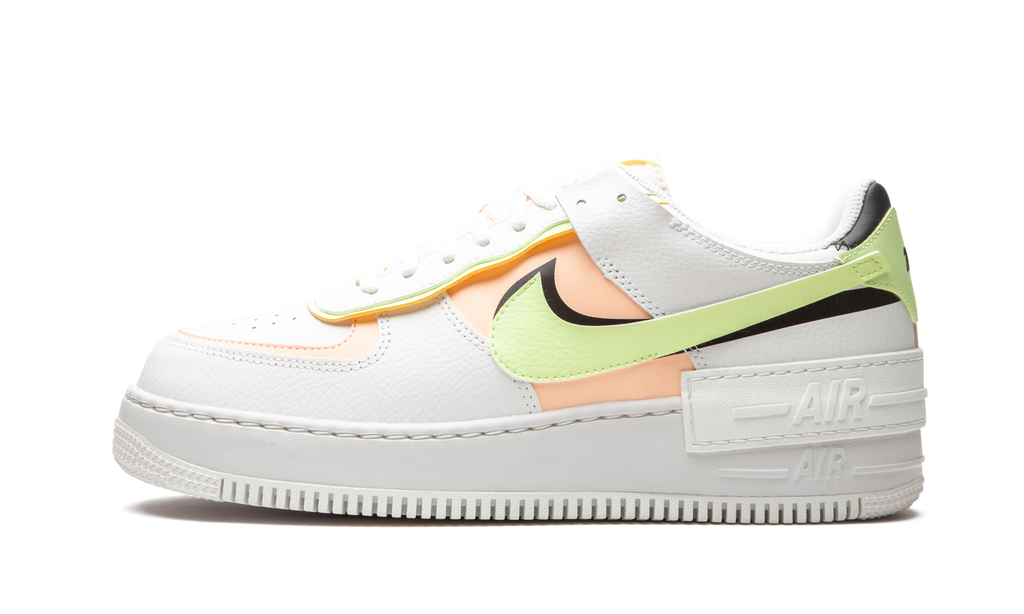AIR FORCE 1 SHADO MNS WMNS"White/ Barely Volt/ Crimson Tint"