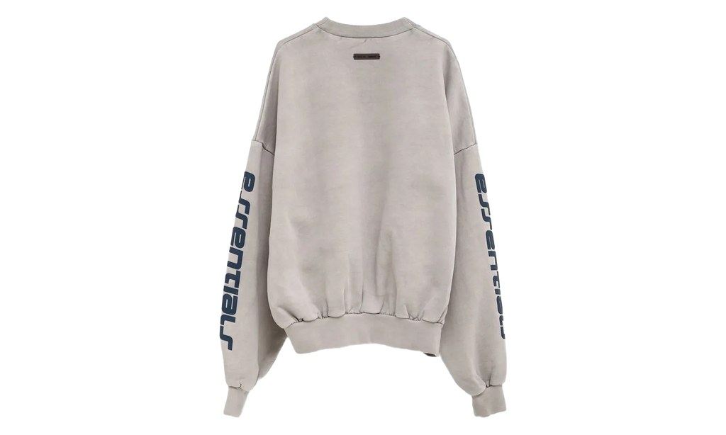 New York Heavy Fleece Cropped Sweatshirt "Smoke Grey" 192HO256891F