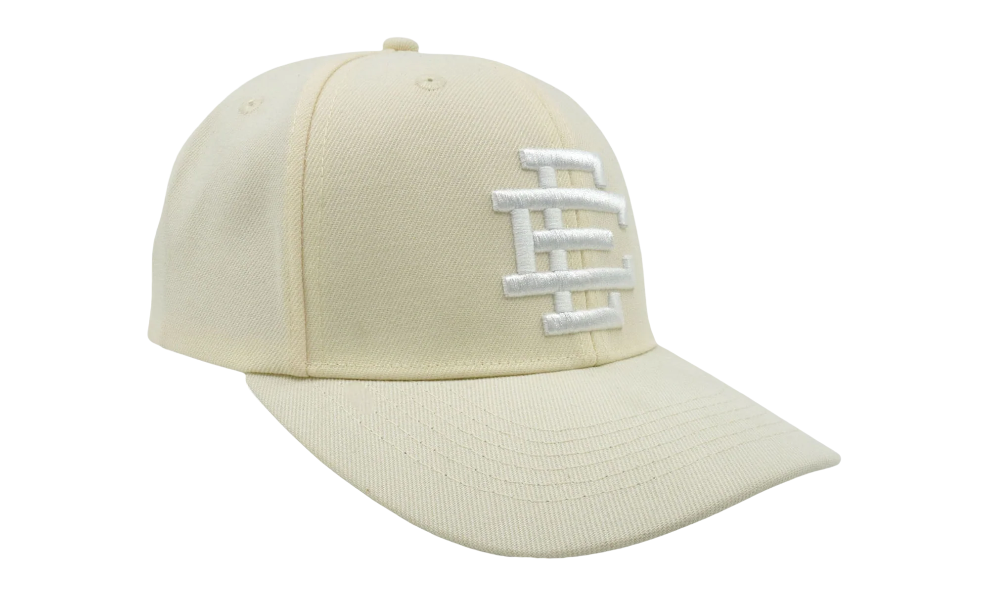 6 PANEL STRUCTURED SNAPBACK "Cream/White" EE440
