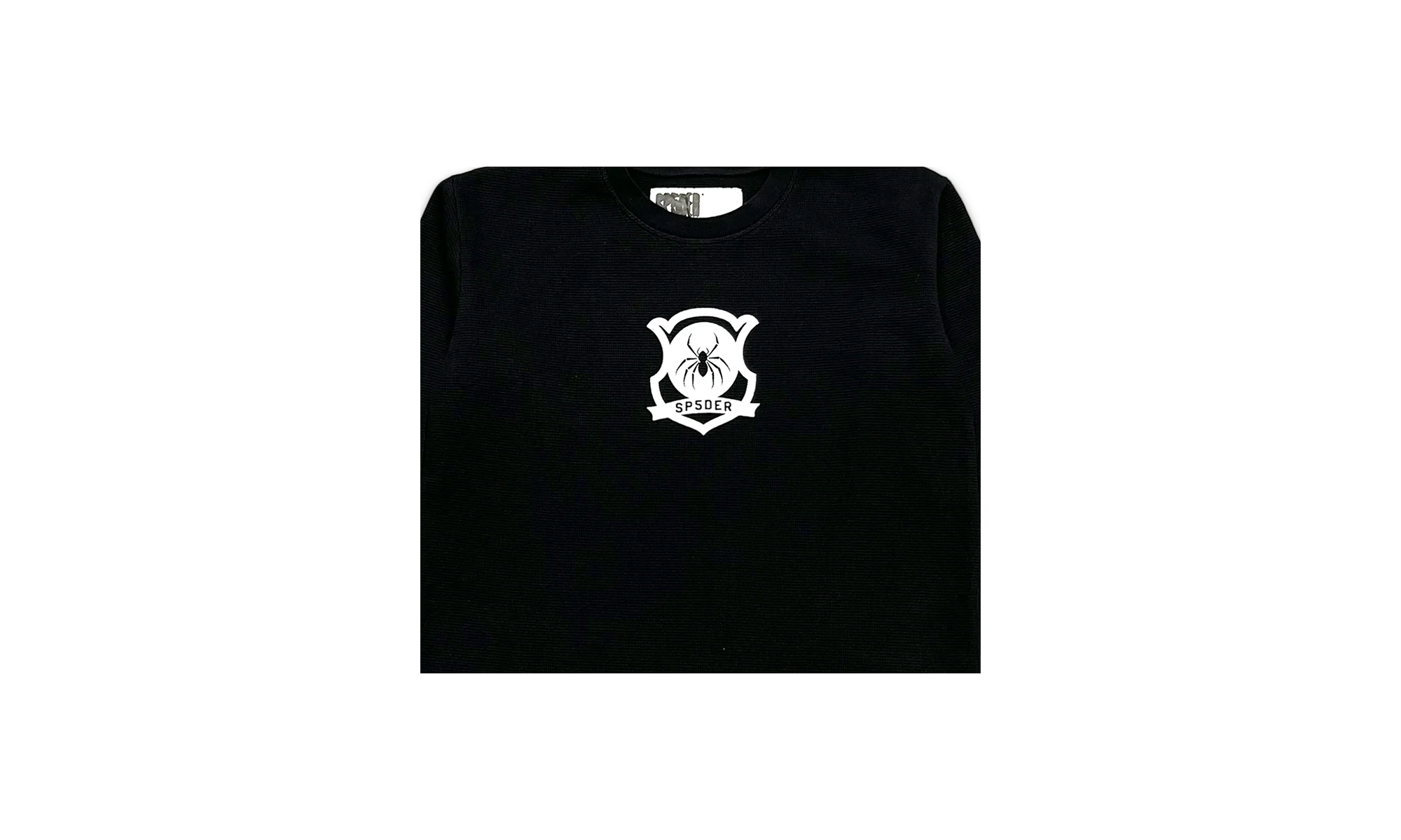 Waffle Knit Top "Black" SP5der261