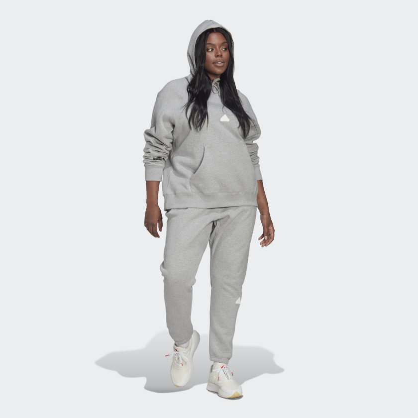 Women's adidas Oversized Hooded Sweatshirt (Plus Size)