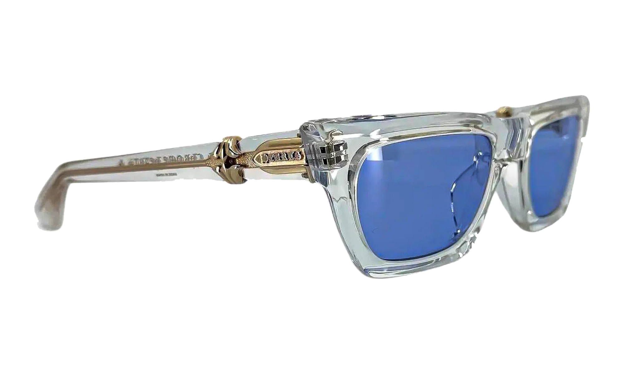 Clitterally Sunglasses "Transparent Gold" CHRM0984
