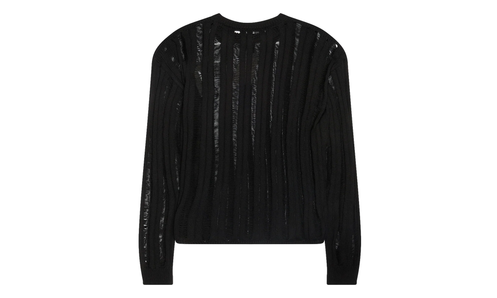 Daniel Ladder Stitch Oversize Sweater "Black" ADR MTPS 0003