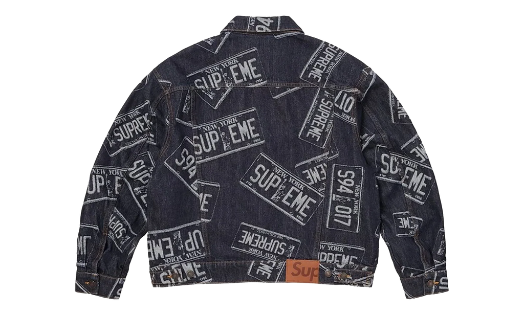 Denim Trucker Jacket "SS26 - License Plate" SU27279